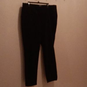 J.Jill Velvet Pants 18 Tall Black